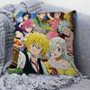 Federa Cuscino Anime Hot The Seven Deadly Sins Per Camera da Letto e Salotto Copricuscino Decorativo per Divano