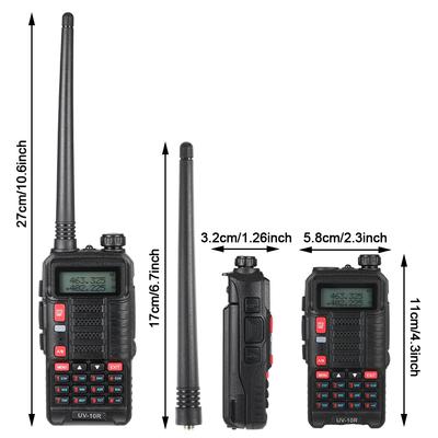Talkie Stay Connected VHF UHF CB Radio For Various Uses Distance Range Professional Walkie Talkie