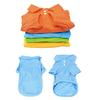 Puppy Dog Cat Summer Solid Color Buttoned Shirt Pet Clothes Costume T-Shirt