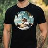 T-Shirt Herren Lustiges Walross Motiv Baumwolle Größe XS bis 5XL