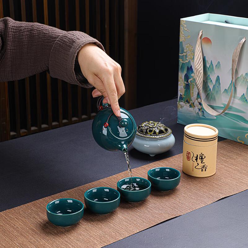 OIMG Creative Ceramic Tea & Incense Ceremony Set