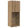 TV Wall Units Wall Mounted 4 pcs Artisan Oak Wood Based Material
