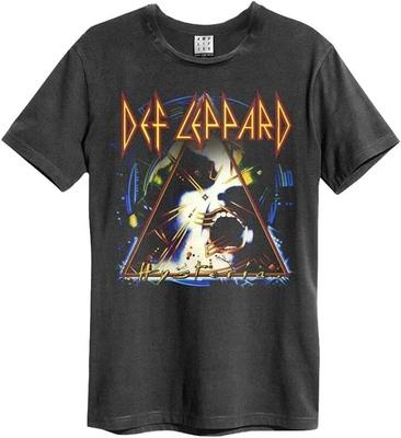 T-shirt Amplified Def Leppard Hysteria 100% Cotone Uomo Top -S