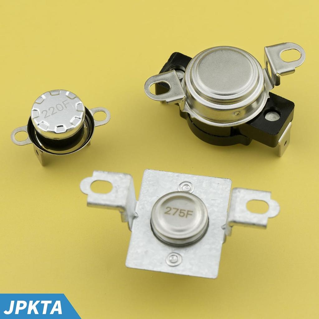 137032600 134120900 Dryer Thermal Limiter 3204267 Thermostat Replacement Part Compatible with Frigidaire Electrolux Kenmore Dryers - Repalces 1489053