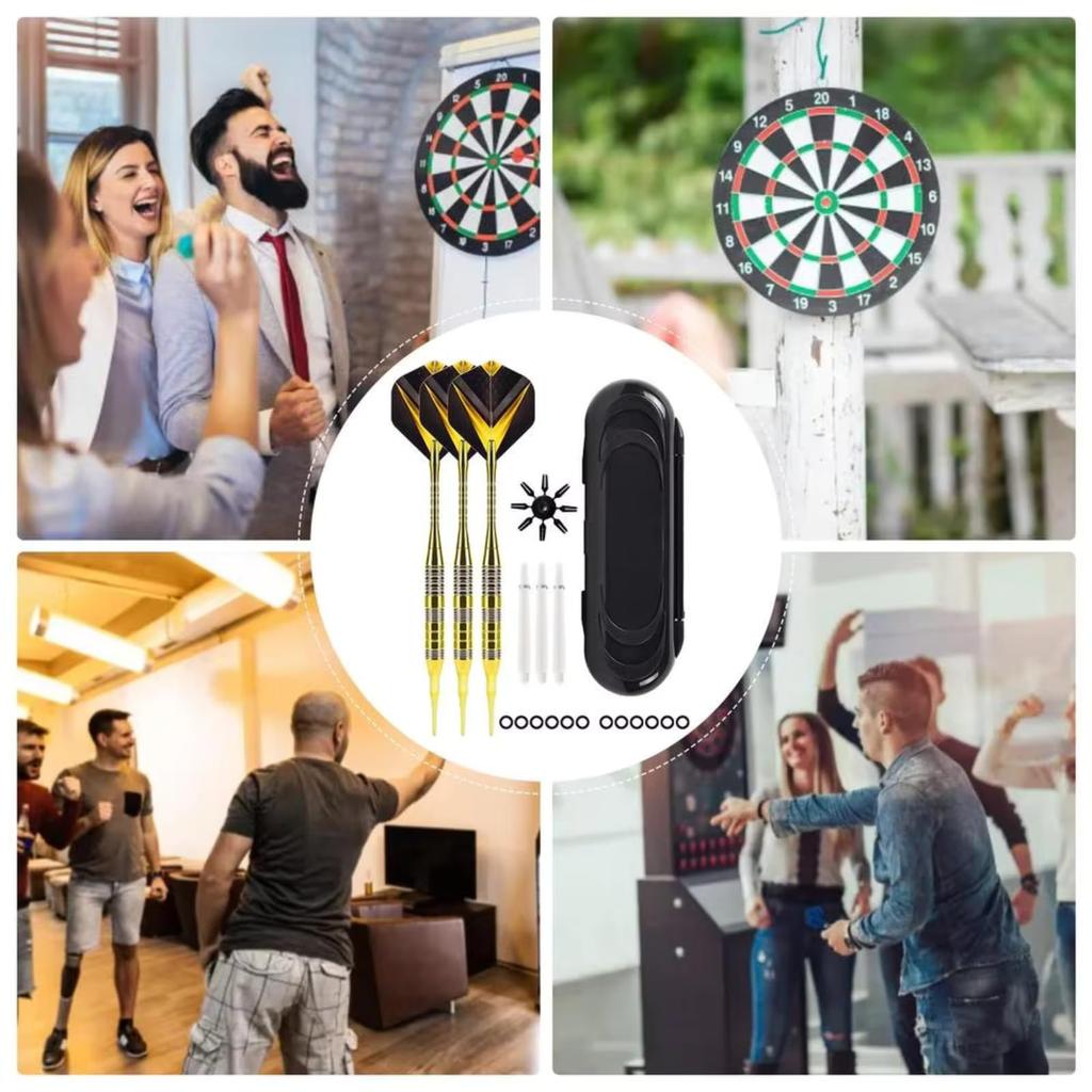 geneX Soft Darts Arrow Copper Darts with High Ideal for Beginners and Intermediate Players Set, 2BA, Friction,