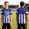 Honduras Flagge 3D Papagei Fußballtrikot Herren T-Shirt Damen Tee Jungen Oberteil Kinder Eltern-Kind Schnelltrocknend Kurzarm Kinder T-Shirt