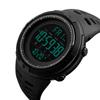   Men Sports Watches Countdown Double Time Watch Alarm Chronograph Digital Wristwatches 50M Waterproof Relogio Masculino