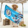 Asciugamano da Spiaggia Stile Manchester City FC Morbido Resistente Asciugatura Rapida Confortevole Leggero Adatto per Nuoto, Palestra, Campeggio, Yoga Vacanze