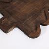 1PC Fashion Christmas Tray Xmas Tree Christmas Hat Wooden Plate Snack Platter Dessert Tray Candy Dish Snack Dessert