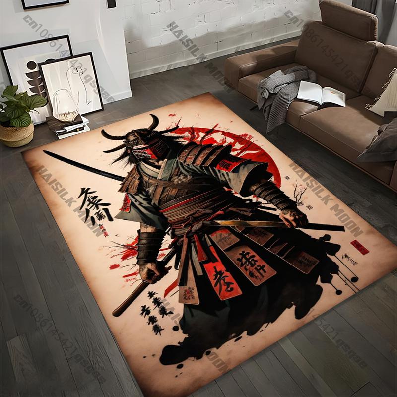 15 Size Samurai Spirits Large Carpet Living Room Home Decor Sofa Table Rug Anti Slip Chair Lounge Floor Mat Carpet for Bedroom
