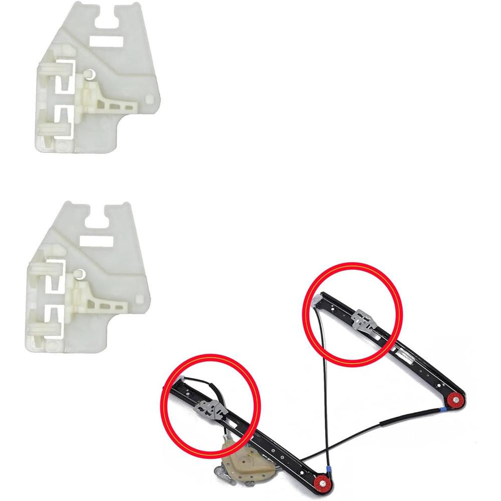 4Pcs Window Regulator Repair Clips For 99-05 BMW E46 3 Series Sedan 51337020659