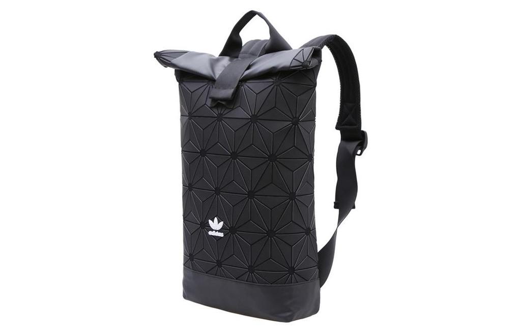 Adidas Originals Trefoil Polyester Backpack Unisex Pure Black AY9354
