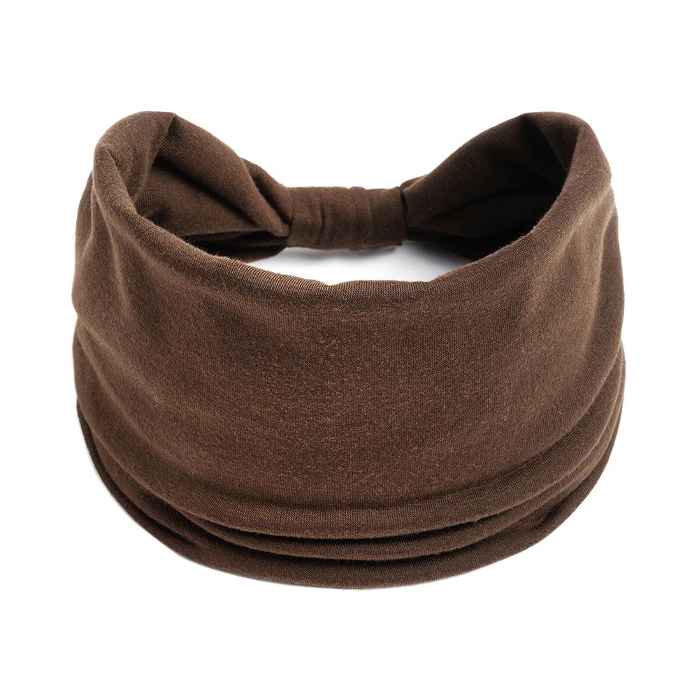 Wide Headbands for Women Stylish Head Wraps Boho Hairbands Sport Yoga Turban Cotton Non-Slip Bandana Hair Accessories
