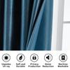Solid Color Blackout Fabric Balcony Sunshade Thermal Insulated Curtain With Eyelets Perfect For Home And Office Use Energy Efficient Curtains
