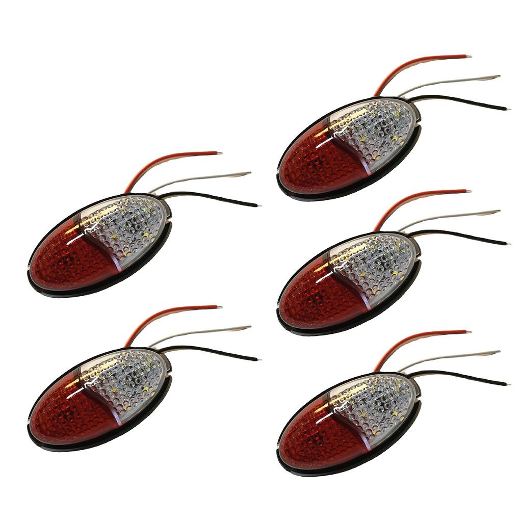 LED Side Marker Lights Front Rear Side Indicator Lights Turn Signal Lights IP67 Waterproof for Truck Trailer Lorry Bus