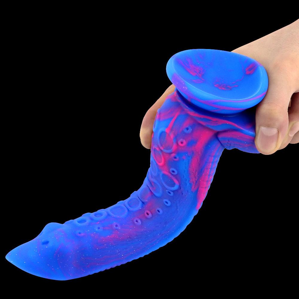 23cm Animal Dildo Color Realistic Silicone Fake Penis Adult Toys Masturbation For Women