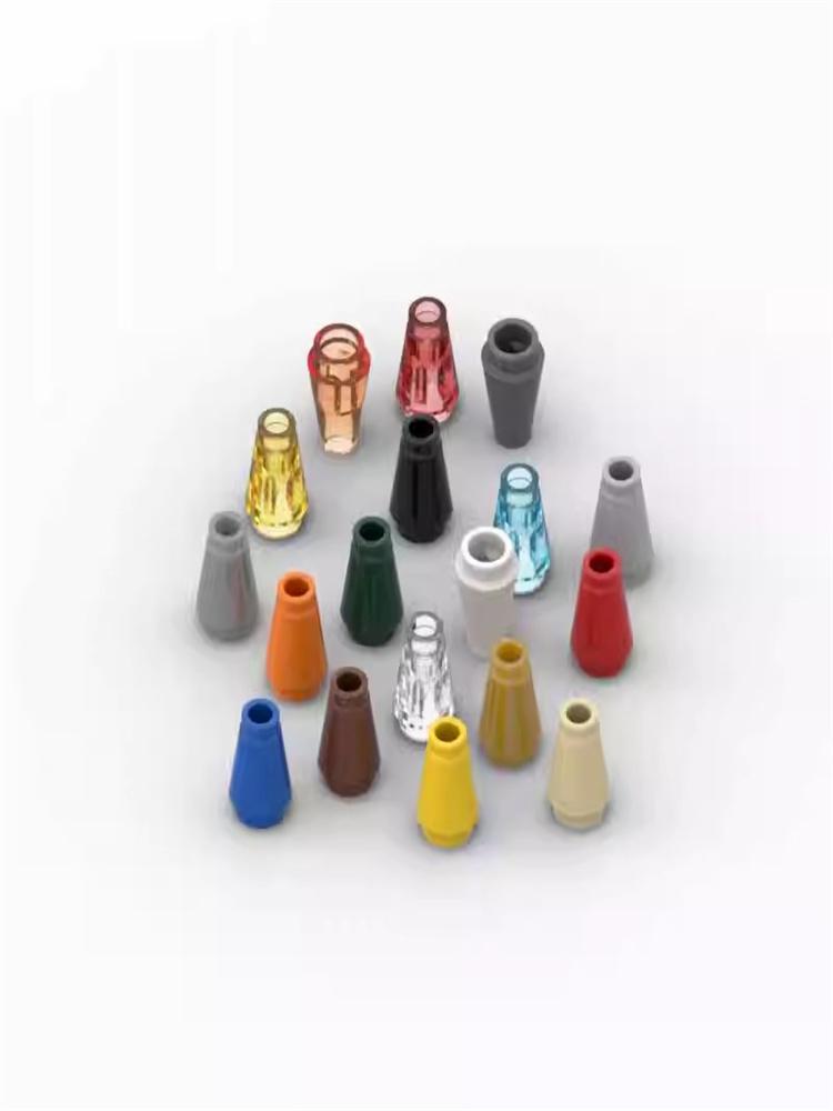 

50pcs MOC 59900 Cone 1x1 Top Groove Brick High-tech Changeover Catch for Building Blocks Parts DIY Educational Parts Toys Tech