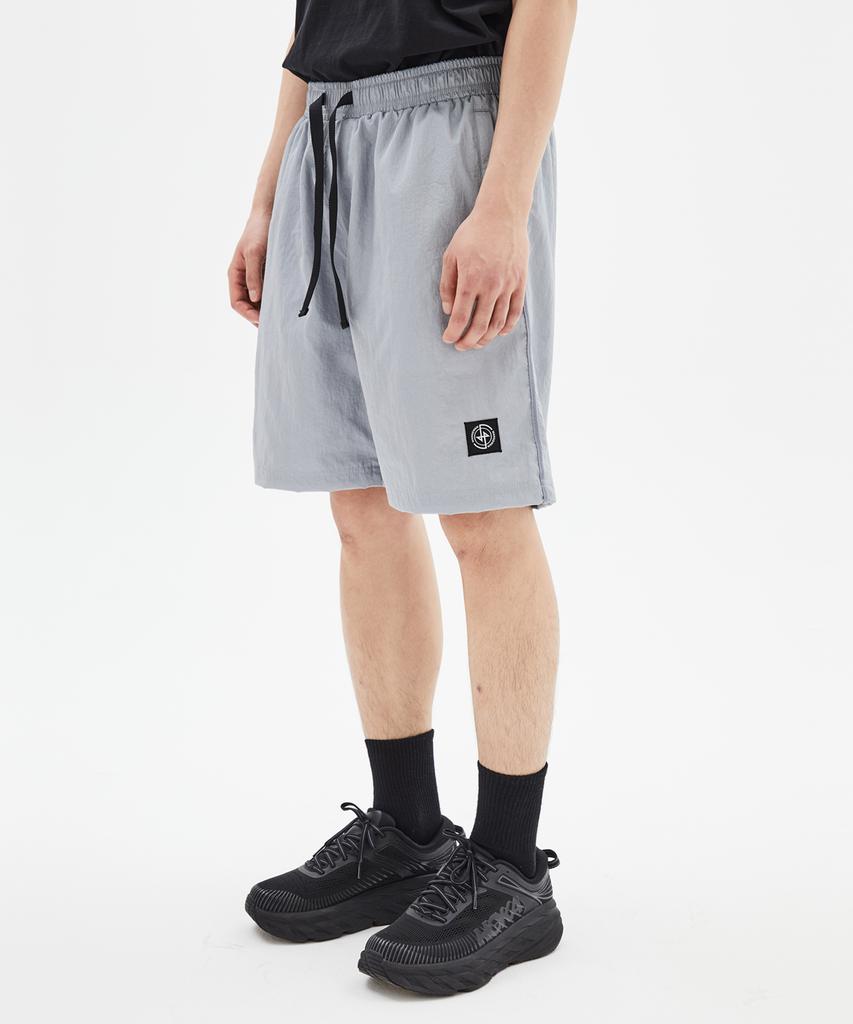 WANGGWAN Practical Oversized Nylon Shorts Gray