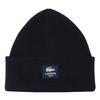 Lacoste Patch Rib Knit Beanie