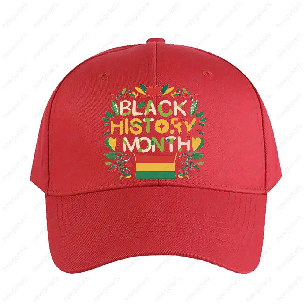 Black History Month Peaked Cap Adult Graphic Baseball Cap Adjustable Streetwear Women Unisex Fashion Baseball Caps Peaked Hat
