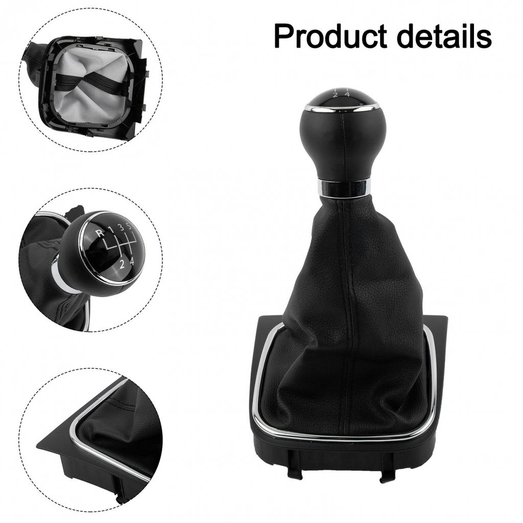6-speed Gearbox Gear Shift Knob Kit Shift Boot Gear Knob Shift Knob For Golf