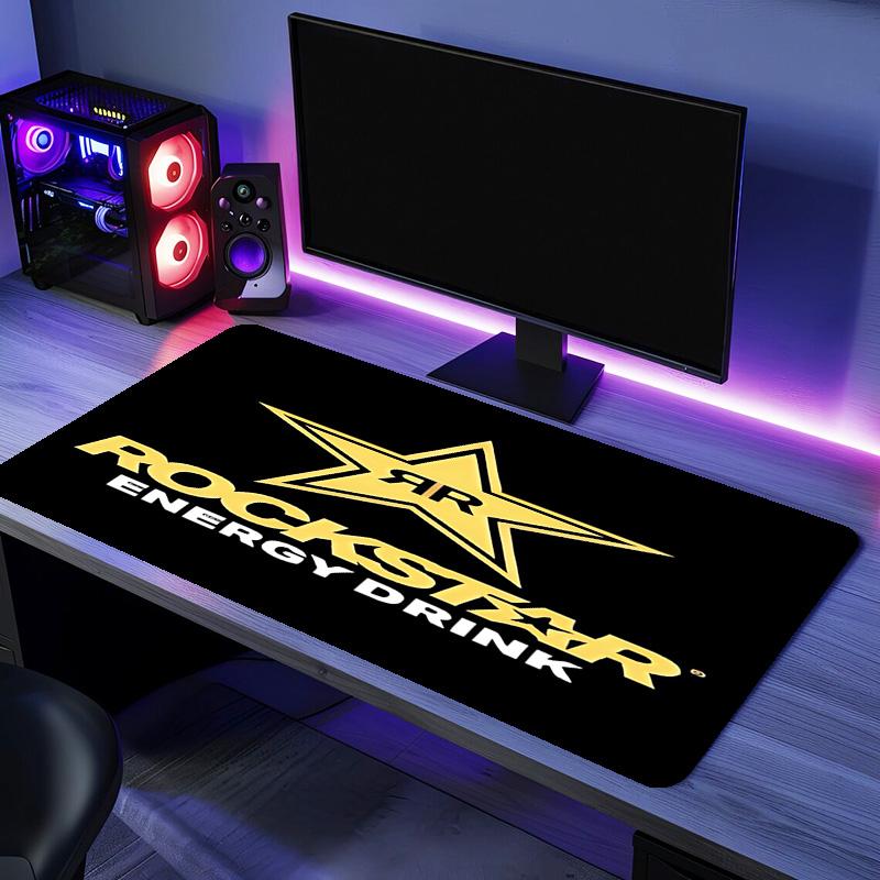 Rockstar Energy Mouse Pad - Non-Slip Rubber Base, Smooth Surface for Work,Gaming,Office,And Home Use, Desk Mouse Pad