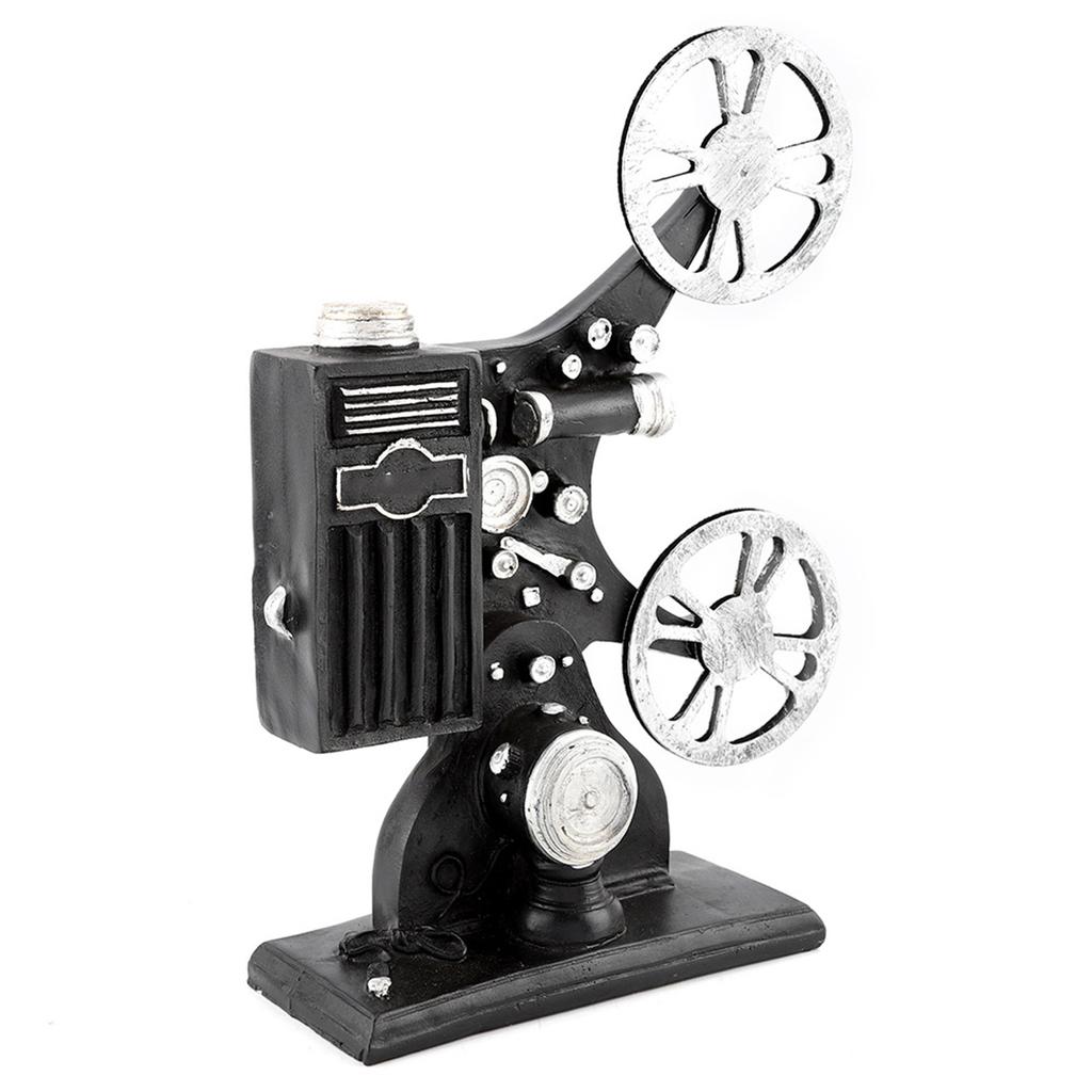Vintage Resin Movie Film Projector Model Figurine Figure Props Home Decor
