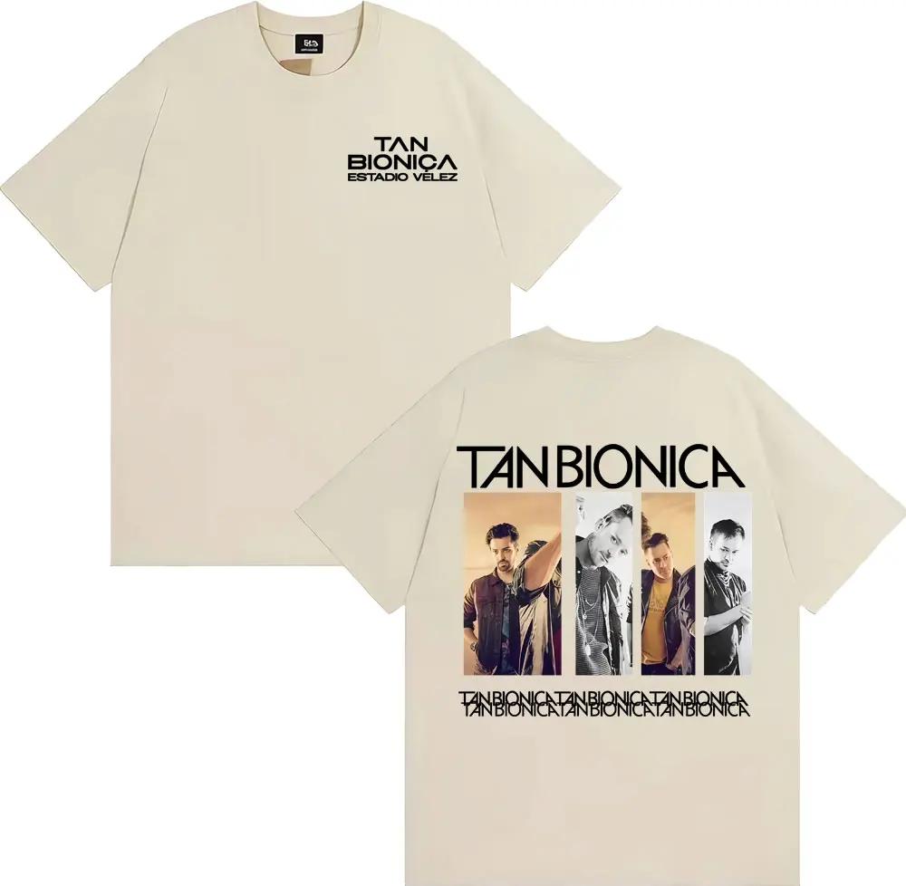

Band Tan Bionica Estadio Velez El Regreso Cover T Shirts Unisexs Women Hip Hop Punk High Street Tshirt Casual Cotton T Shirt S