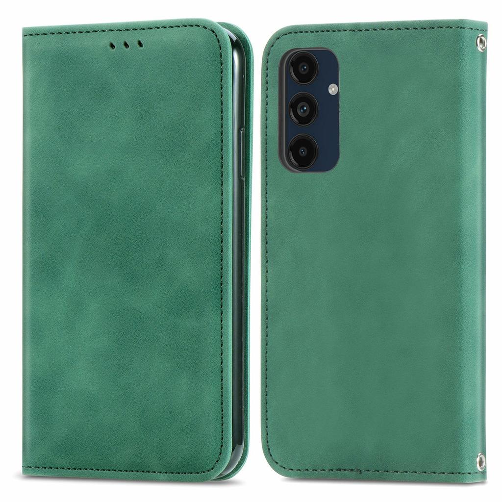 Pro Samsung Galaxy A16 5G/A16 4G Pouzdro Kožený Vzhled Hladký na Dotek Držák na Karty Kryt na Telefon Magnetická Absorpce