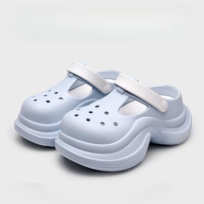 Height-increasing Shoes, Thick-soled Clogs, Anti-slip Beach Headwear, Fashionable and Versatile Flip-flops