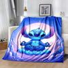 1pc Cute Stitch Printing Blanket - Soft, All-Season Throw for Living Room, Bedroom,Personalized Gift with Adorable Cartoon Design