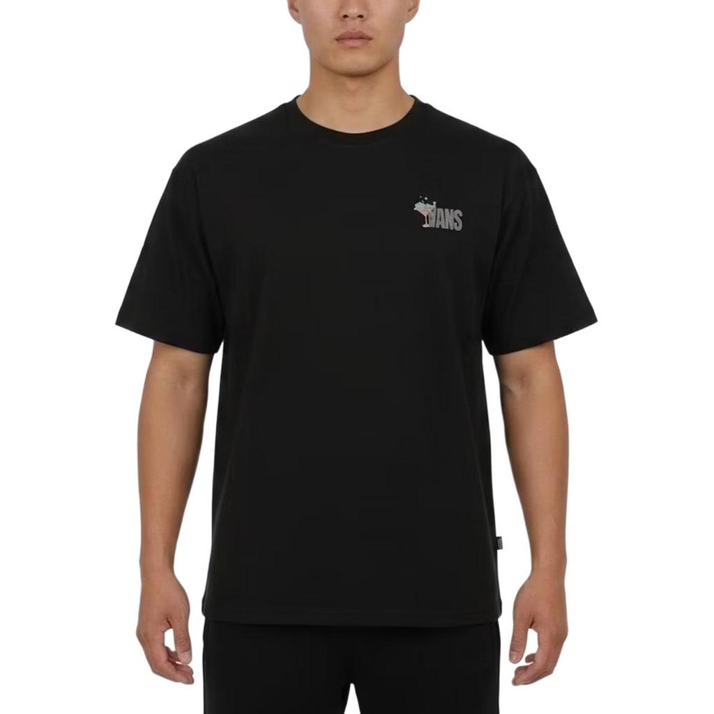 Vans Loose Fit Crew Neck Short Sleeve T-Shirt Unisex tops VN000TMXBLK
