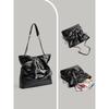 IELGY Ladies Tote Bag Diamond Chain Shoulder Large Capacity Commuter Bag