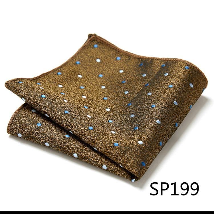Guangzhou 1200-Pin High-Density Men'S Elegant Retro Business Suit Jacquard Pocket Towel Square Towel