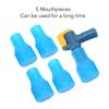 Bite Valve Replacement Food Grade Silicone Mouthpieces with Bent Shutoff Valve for Hydration Pack Water Backpack