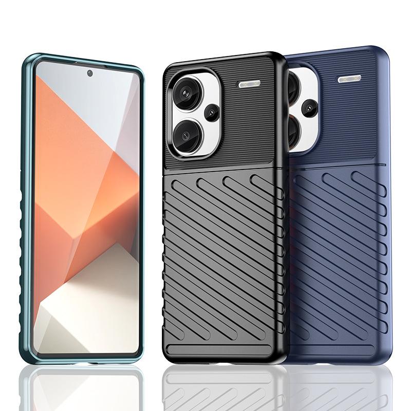 Applicable To Redmi Note11Pro + Mobile Phone Case 11R 1G Mobile Phone Case K11 Thickened Thunder Anti-drop Soft Silicone