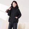 Women's short cotton-padded clothes, winter foreign style, high-end hooded and thin, thickened warm cotton-padded jacket ins jacket tide