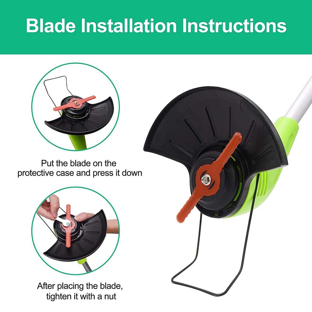 Straight Trimmers Head Replacement Mower Plastic Cutter