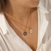 Durable Evil Eye Pendant Titanium Steel Necklace Luxury Drip Enamel Collar Chain Jewelry
