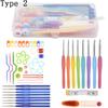 Crochet Hook Set Knitting Needles Set Stainless Steel Home Use Sewing Tool DTY Craft Case Crochet Agulha Set Weaving Sewing Tool