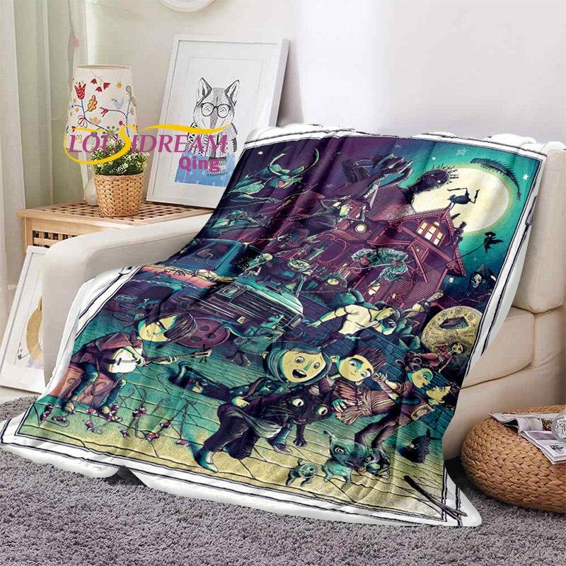 Cartoon Coraline Weiche Decke Flanell Decke Bett Decke Weiche Cartoon Gedruckt Bettdecke Bettdecke Sofa Geschenk