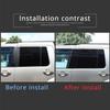 Car Door Window Pillar Posts Door Trim Cover Stickers Exterior Fit Land Rover Discovery 3 LR3 2004-2009 Discovery 4 LR4 2009-16