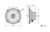 PIONEER Speaker 17cm Custom Fit Speaker Coaxial 2-way High Resolution Compatible Carrozzeria TS-F1740