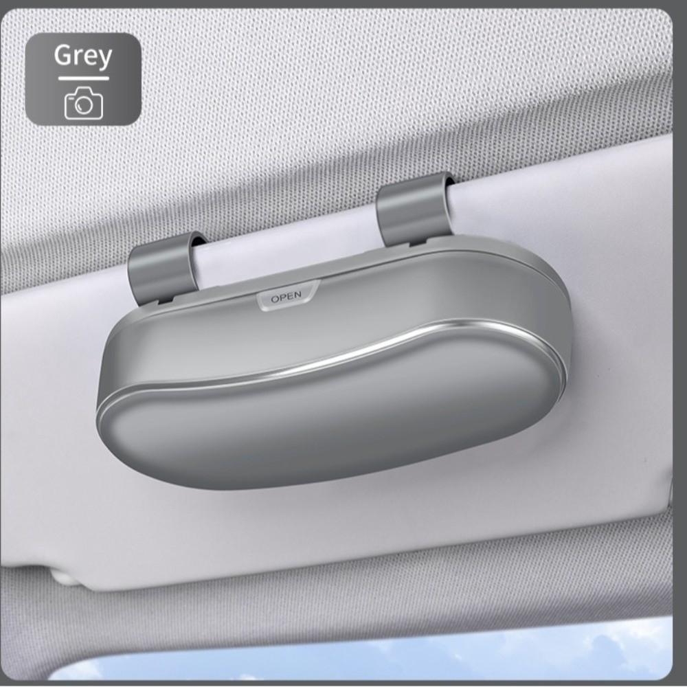 Multifunctional Car Sunglasses Holder Portable Sun Visor Storage Box  Car Interior Accessories