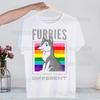 Meme Funny Fur Furry Cute T-Shirt  Unisex Unisex Anime Cartoon Design  Unisex Tee Shirt Homme Summer Tops Short Sleeve Vintage Style Shirt