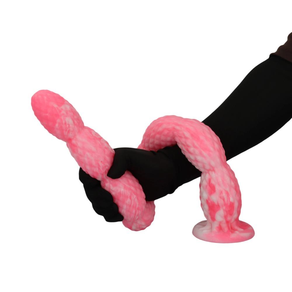 Extra Long Silicone Anal Beads for Men Women - Graduated Butt Plug for Backdoor Stretching & Stimulation, Adult Toy