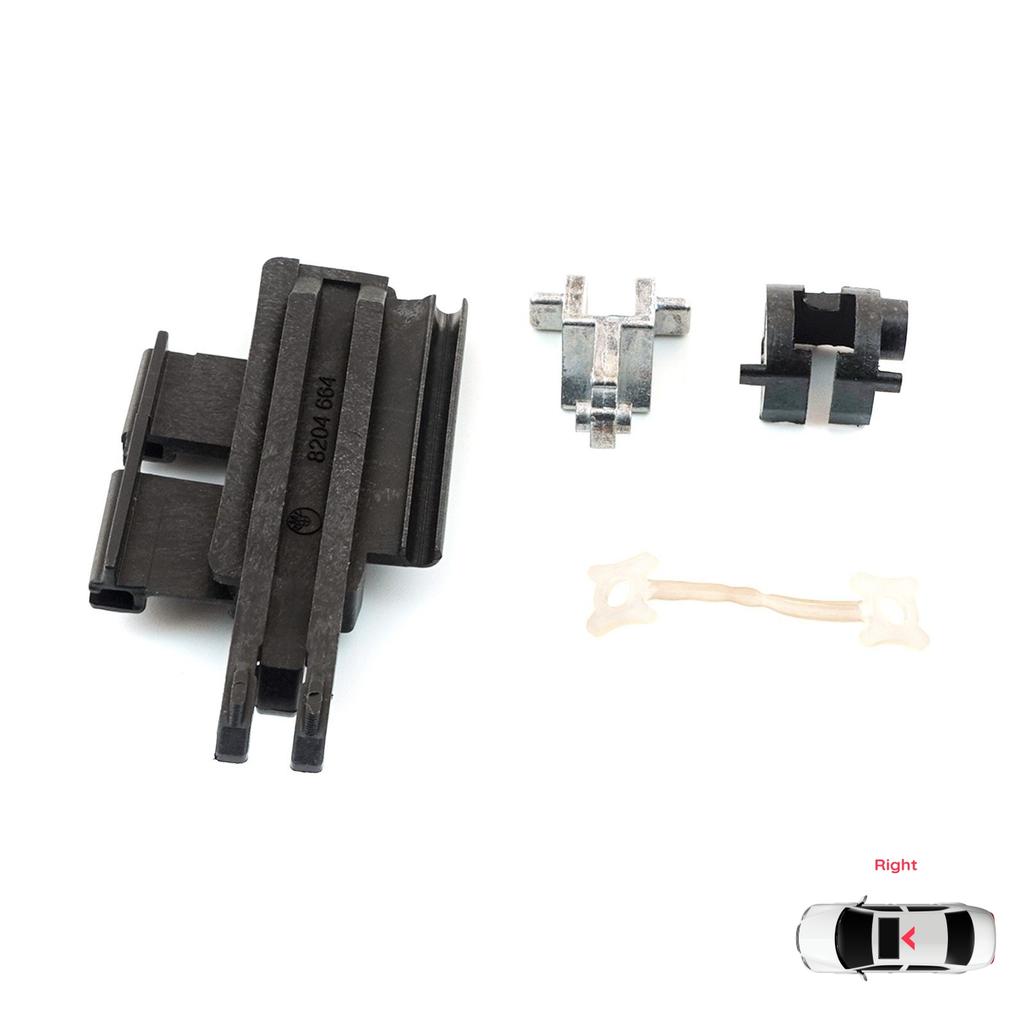 ESR535 4 Pieces Sunroof Slider Guide Rail Bracket Clips Right Side for BMW 5 Series E39 1996-2003 4/5 Door X5 E53 2000-2006 811694522 54128202296