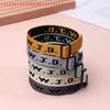 5Pcs WWJD Adjustable Colorful Bracelets What Wound Jesus Do Bracelets Inspirational Christian Jewelry Gifts For Women Men