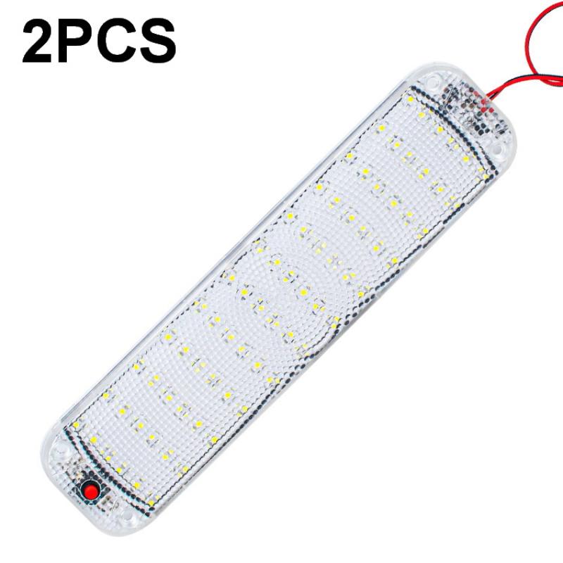 12V-80V LED-Lichtleiste für Auto-Innenraum Weißes Lichtrohr für Van LKW LKW Wohnmobil Wohnwagen Boot Innenraum Auto Deckenleuchten