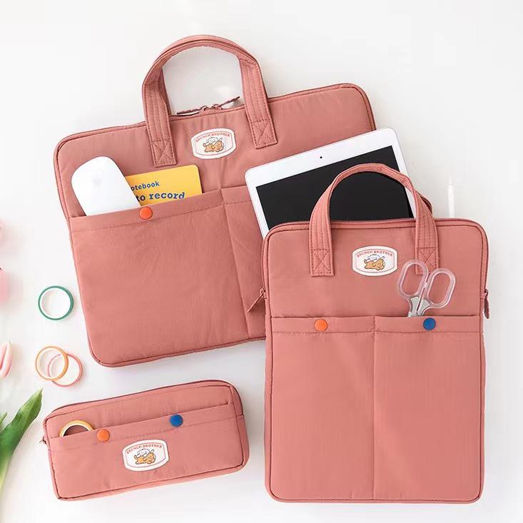 Student Laptop Bag for Apple 13.3", Huawei 14", Lenovo 15.6", iPad 11" Notebooks and Files